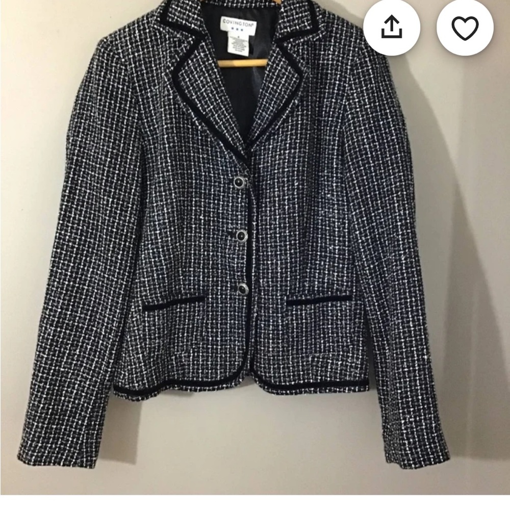 Covington Black & White Blazer - Picture 8 of 8